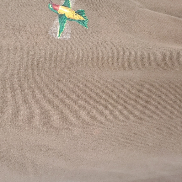 Vintage Lee premium cotton women sweater birds print size L - Picture 4 of 9